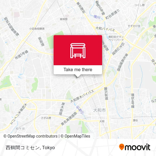 Nishitsuruma Community Center map