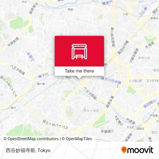 西谷妙福寺前 map