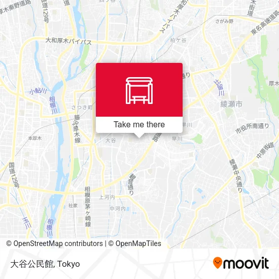 Otani Community Center map