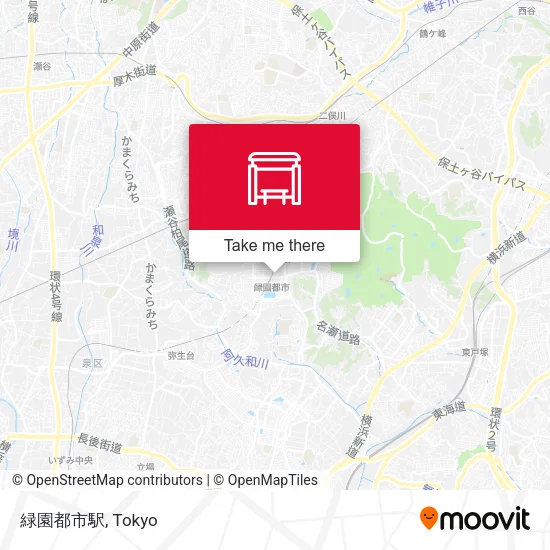 緑園都市駅 map