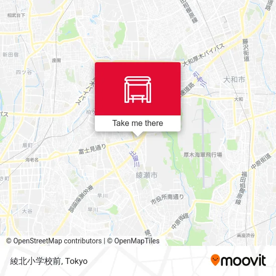 綾北小学校前 map