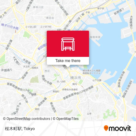 桜木町駅 map