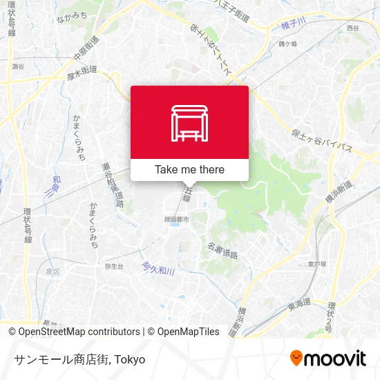 サンモール商店街 map