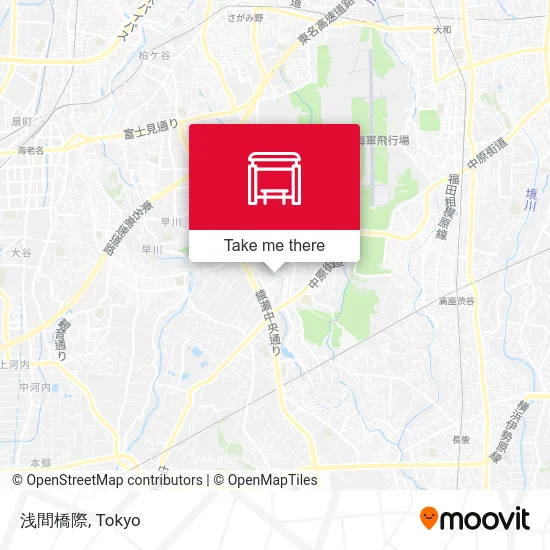 Sengen Bridge Area map