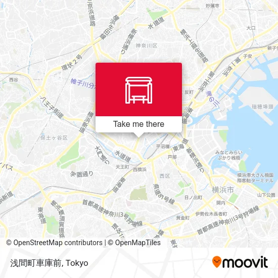 浅間町車庫前 map