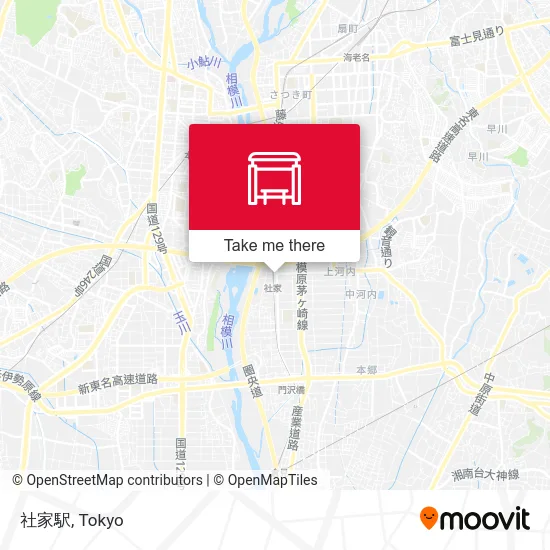 社家駅 map