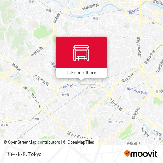 Shimoshirane Bridge map