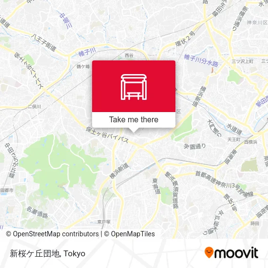 New Sakuragaoka Housing Complex map