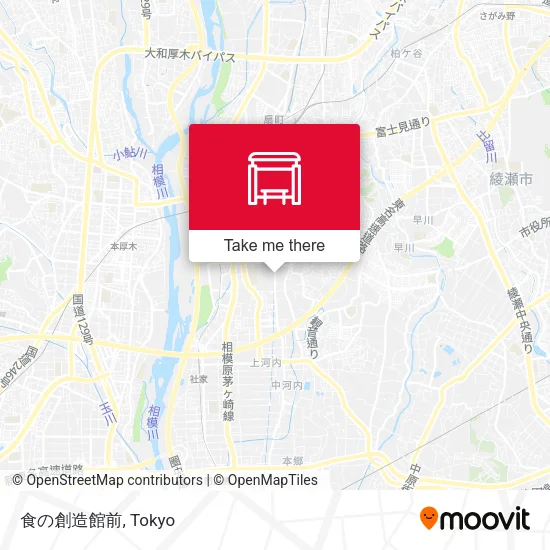 食の創造館前 map