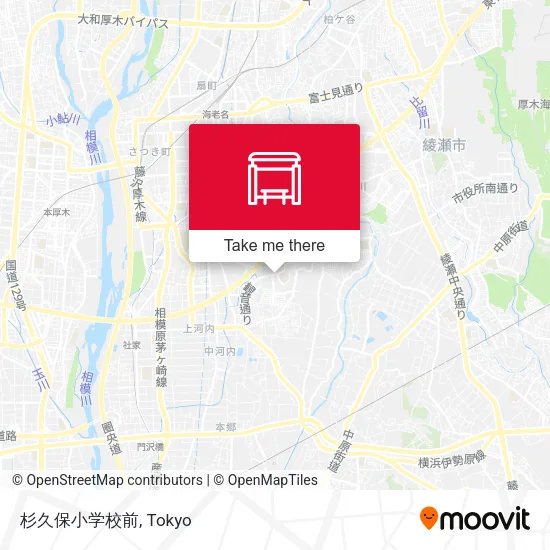 杉久保小学校前 map