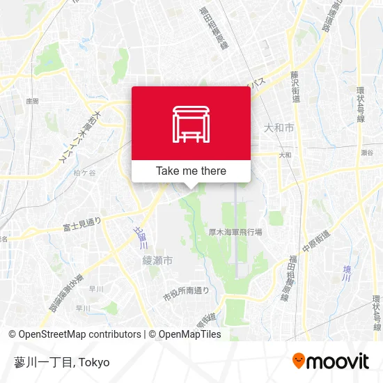 Tadegawa 1-chome map