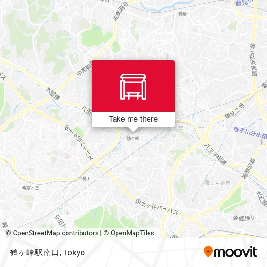 鶴ヶ峰駅南口 map