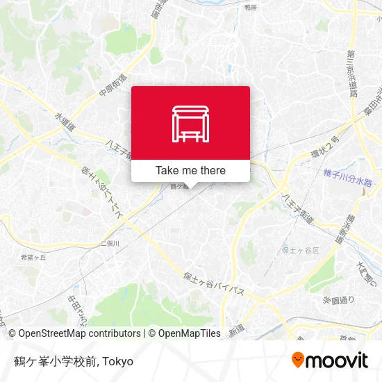 鶴ケ峯小学校前 map