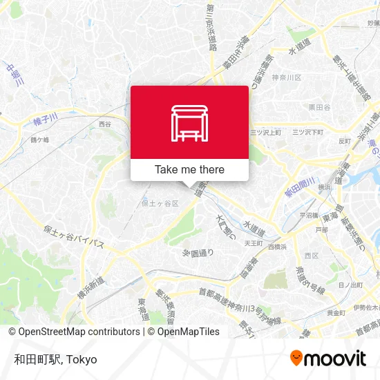 和田町駅 map
