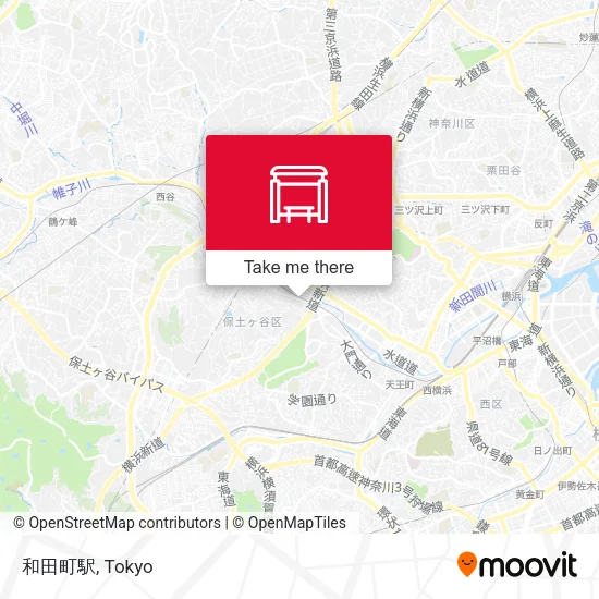 和田町駅 map