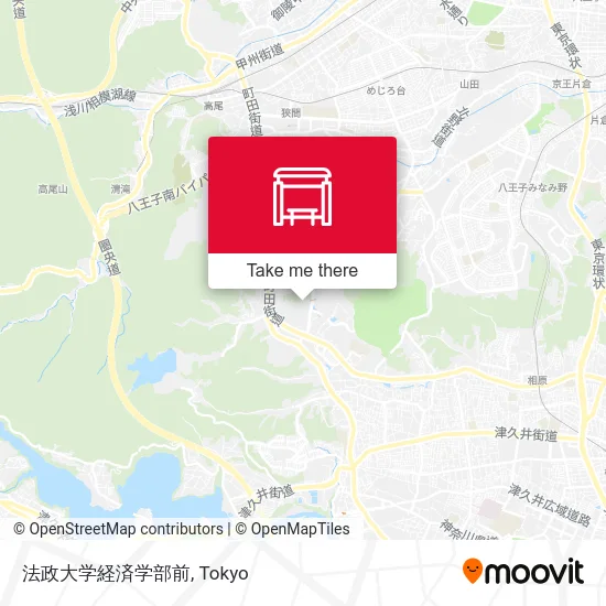 法政大学経済学部前 map