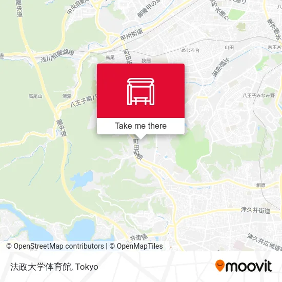 法政大学体育館 map
