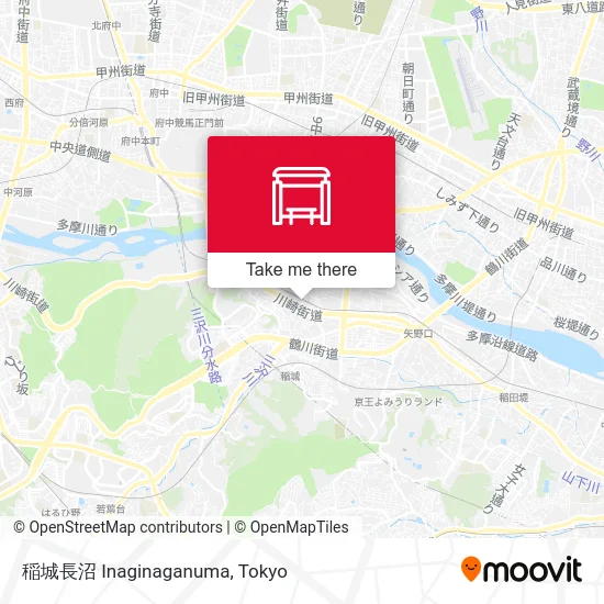 稲城長沼 Inaginaganuma map