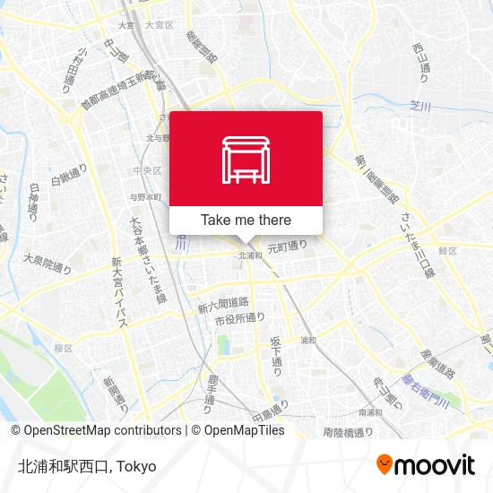 北浦和駅西口 map