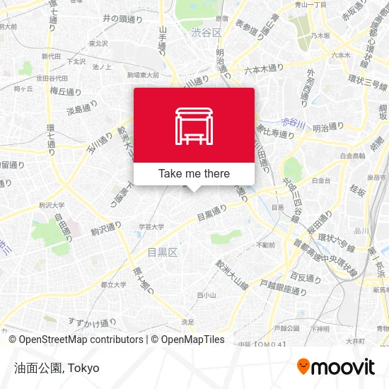 Aburamodori Park map