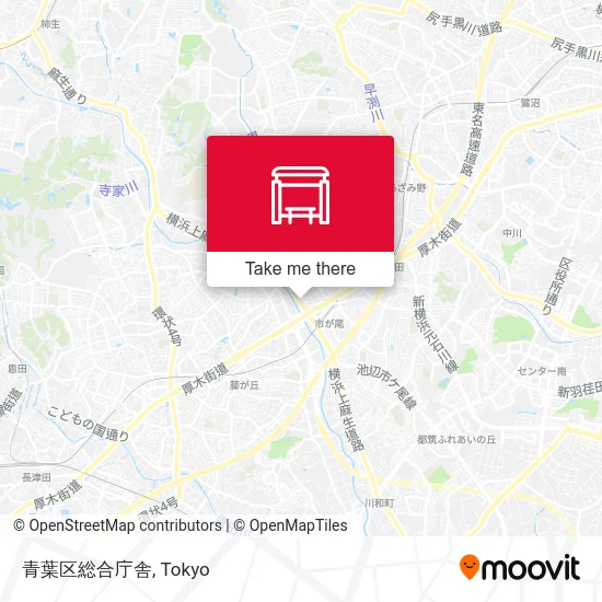 Aoba Ward Government Building map