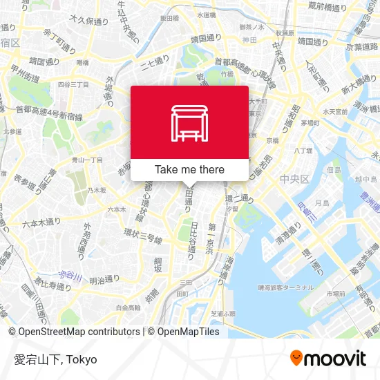 Atago Mountain Foot map