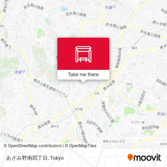 あざみ野南四丁目 map