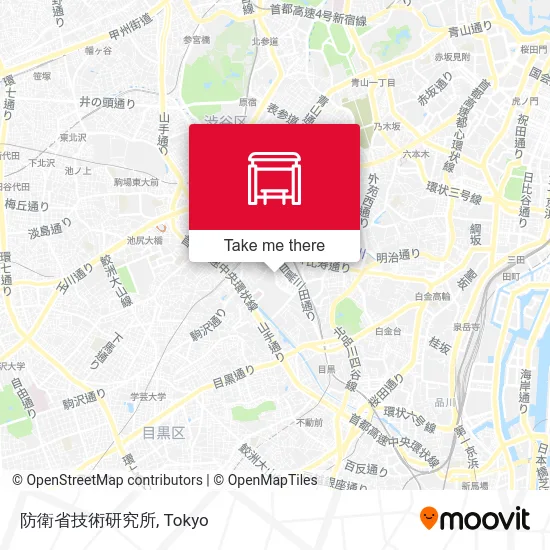 防衛省技術研究所 map