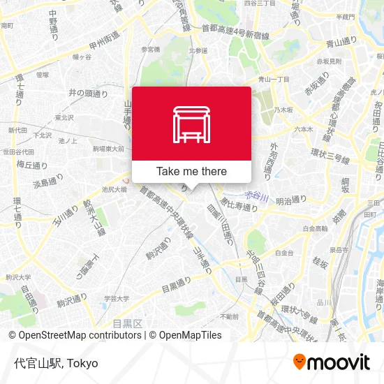 代官山駅 map