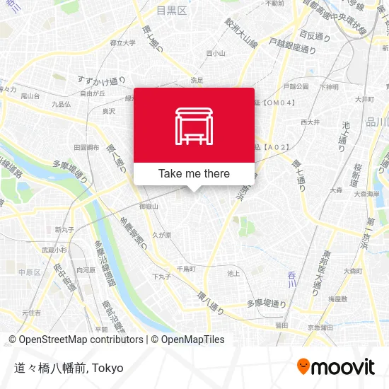 道々橋八幡前 map