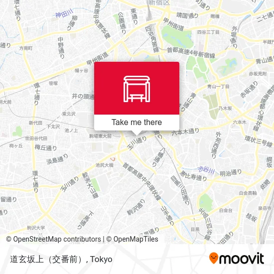 道玄坂上（交番前） map