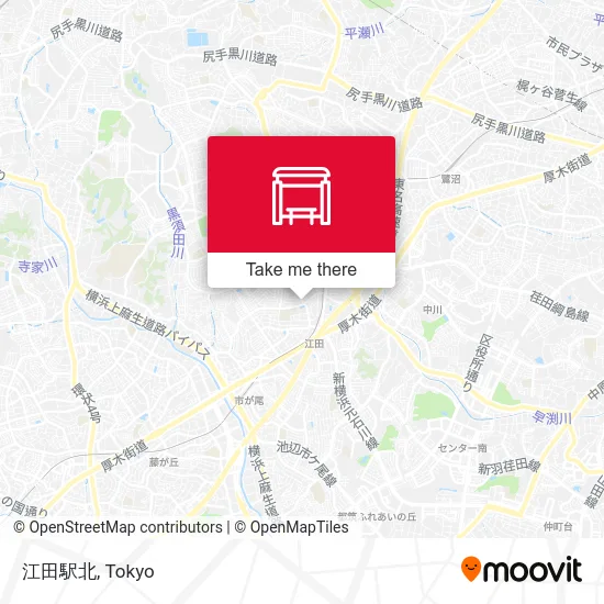 Eta Station North map