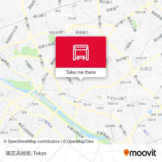 Horticultural High School Front map