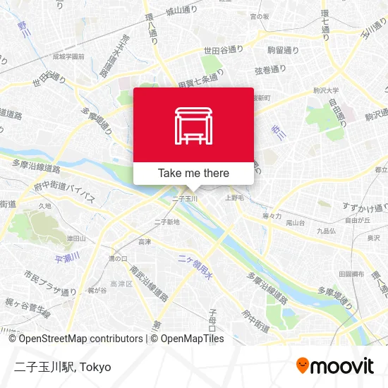 Futako-Tamagawa Station map
