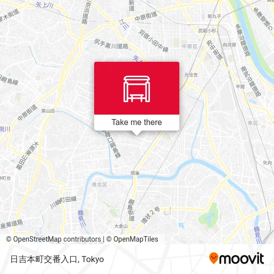 Hiyoshi Honcho Police Box Entrance map