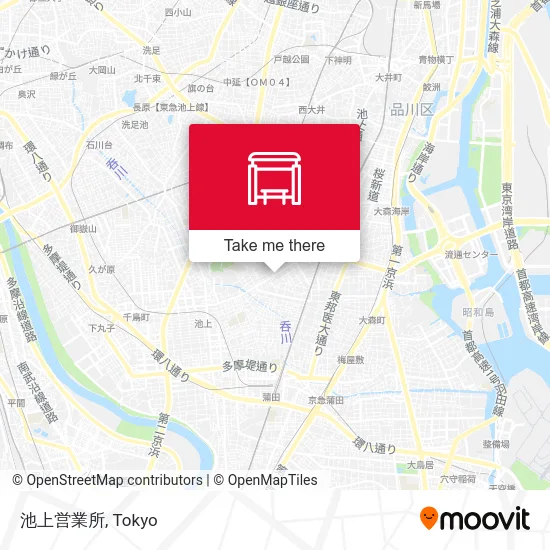 池上営業所 map
