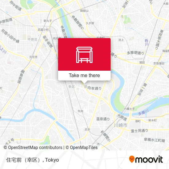 住宅前（幸区） map