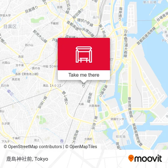 Kashima Shrine Front map