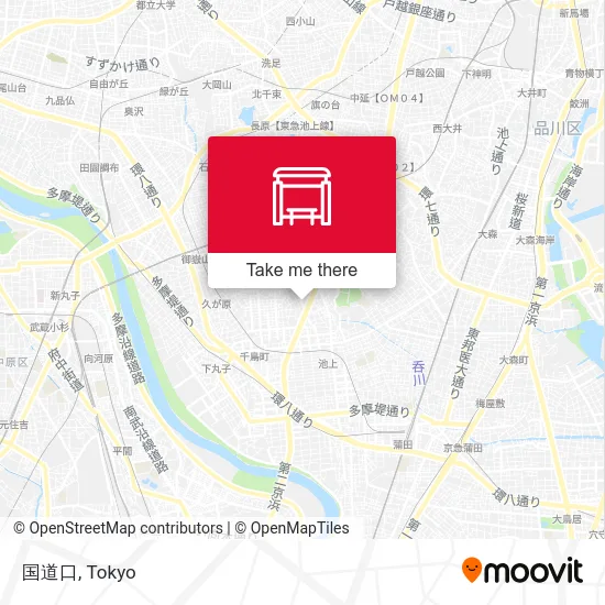 National Road Entrance map