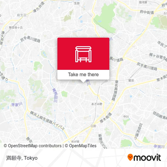 満願寺 map