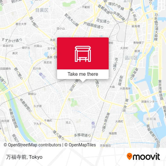 Manpukuji Temple map