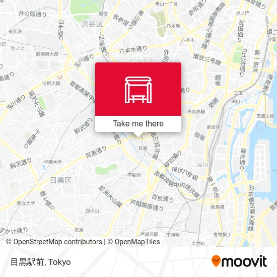 目黒駅前 map