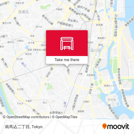 South Magome 2-Chome map