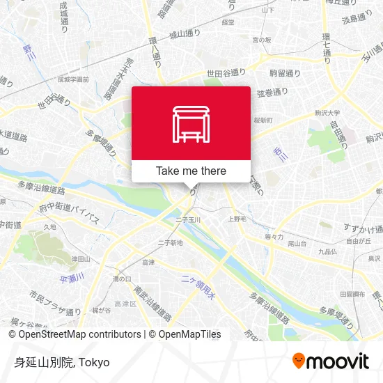 Minobusan Branch Temple map