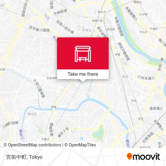 Miyamae-Nakamachi map