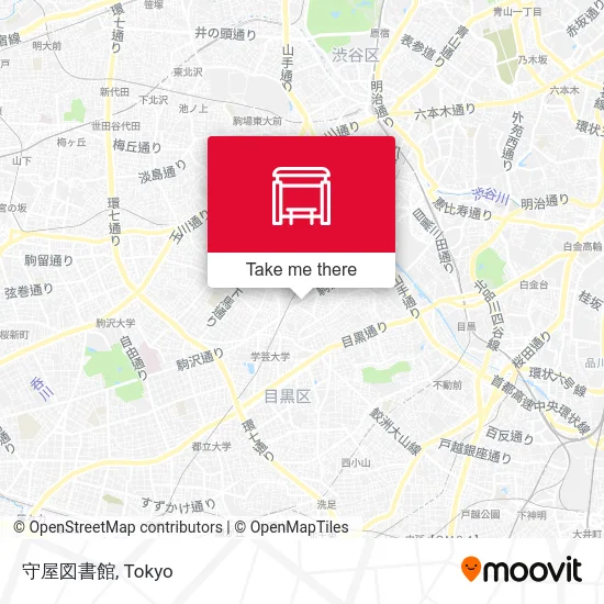 Moriya Library map