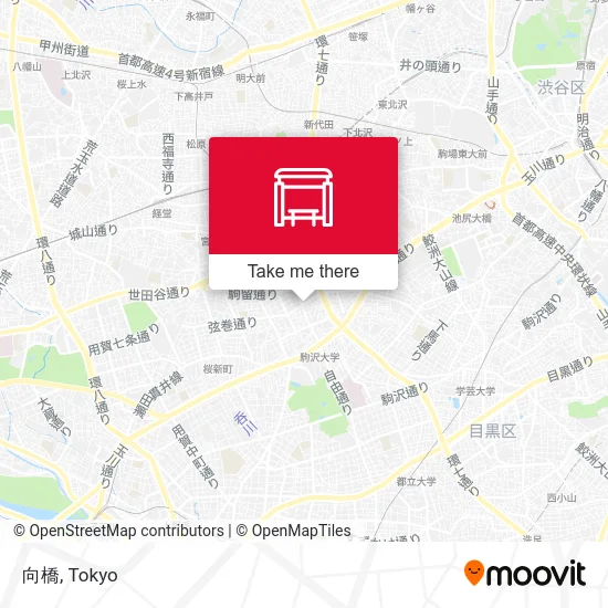 Mukobashi Bridge map