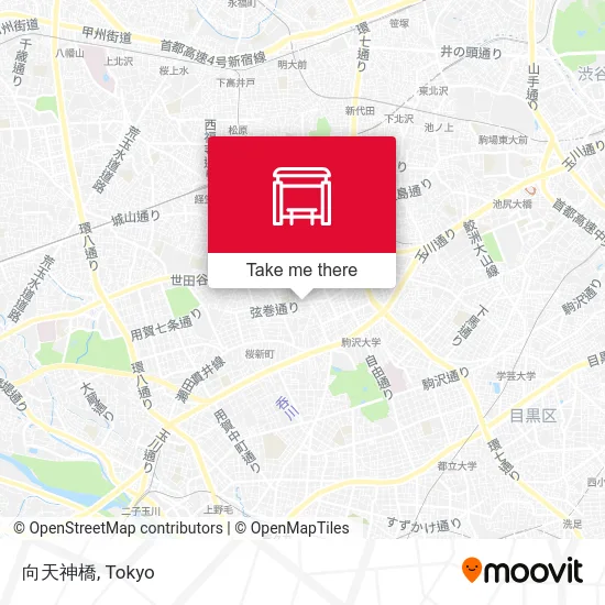 向天神橋 map