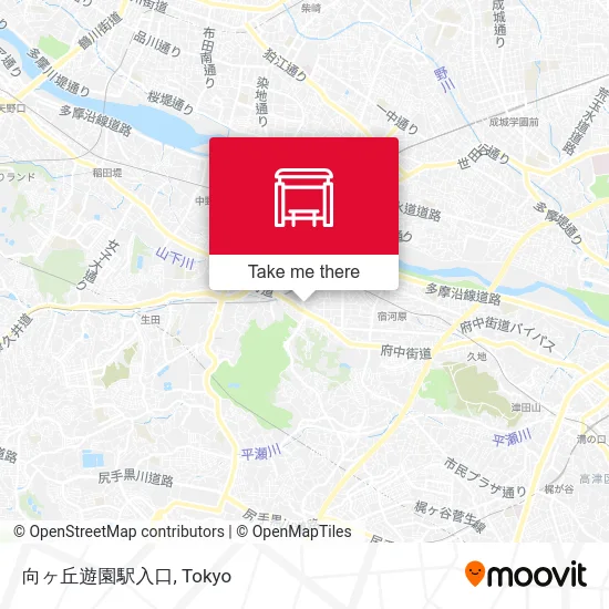 向ヶ丘遊園駅入口 map