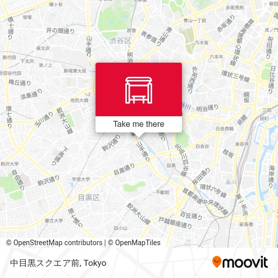 Nakameguro Square Front map